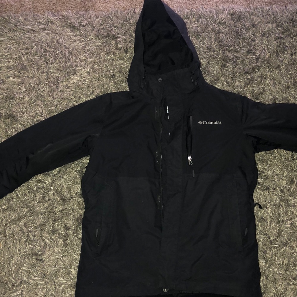 Men’s Black Columbia Coat